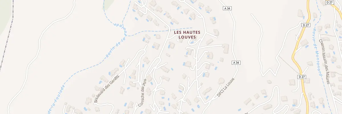 Plan du 2 Res les Hautes Louves 1 à Rayol-Canadel-sur-Mer