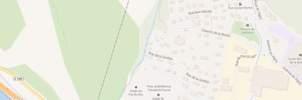 Plan du 28 Rue de la grollaz à Saint-Michel-de-Maurienne