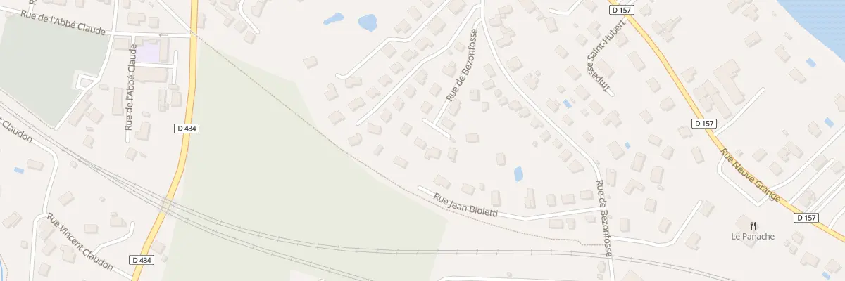 Plan du 22 Rue de Bezonfosse à Épinal