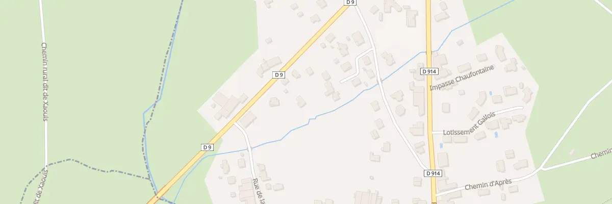 Plan du 11 Rue des Généraux Hogard à Xermaménil