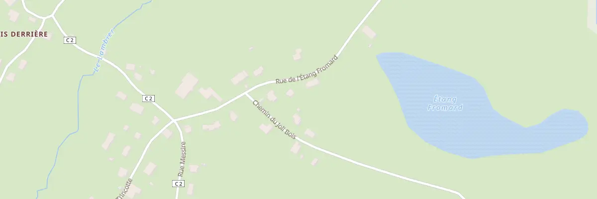 Plan du 8 Rue de l’Etang Fromard à Franchevelle