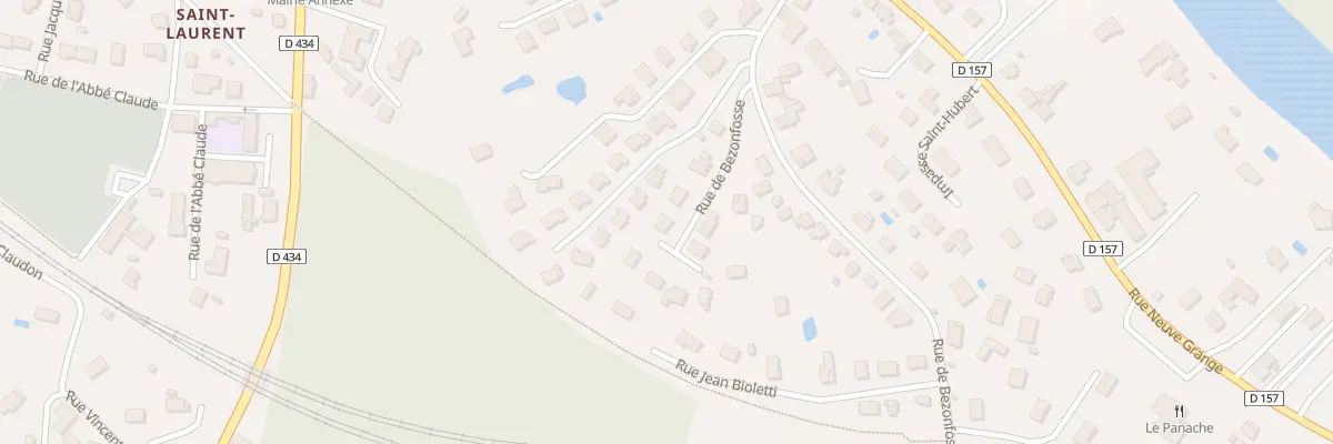 Plan du 18 Rue de Bezonfosse à Épinal