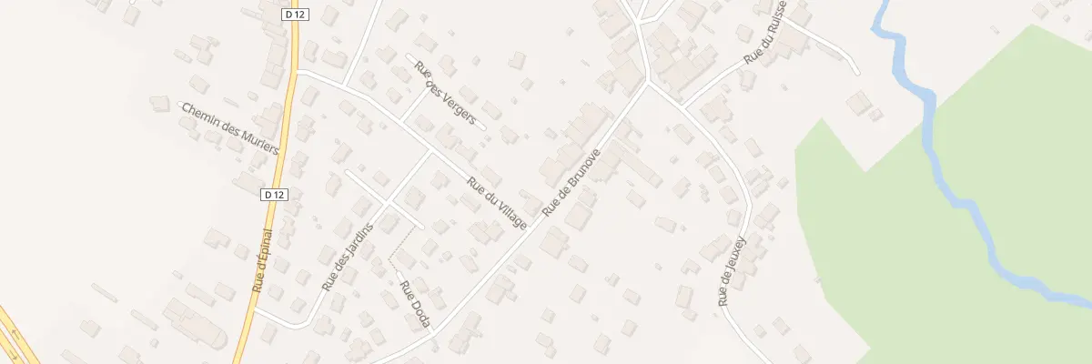 Plan du 114 Rue de Brunove à Dogneville