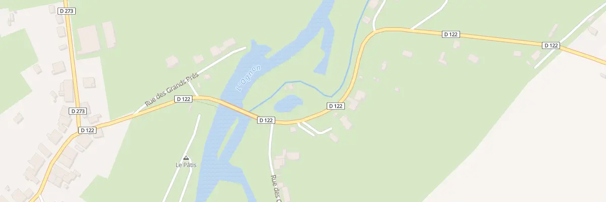 Plan du 1 Rue sur les Ecluses aux Aynans
