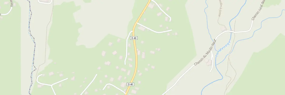 Plan du 1602 Rte des Balcons de la Vallée à Habère-Poche