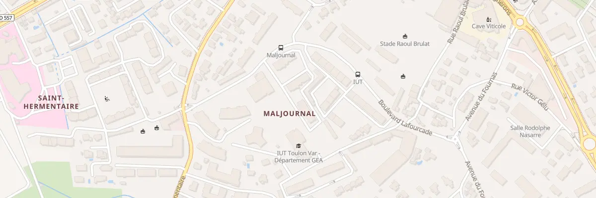 Plan du 339 Bd du Maljournal à Draguignan