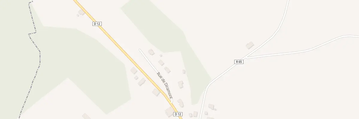 Plan du 74 Rue de Diramont à Hadol