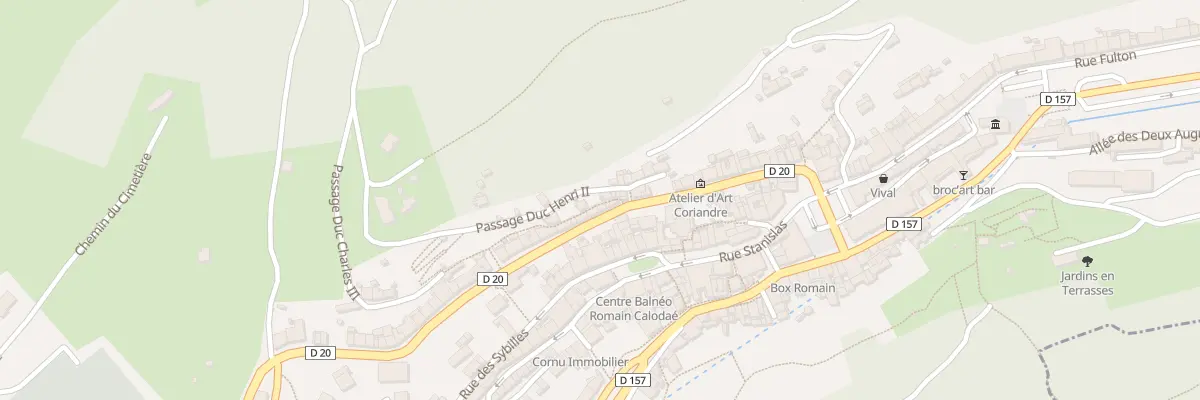 Plan du 5054 Cr de la Vierge Par le Dessus à Plombières-les-Bains