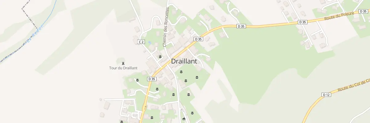 Plan du 1059 Rte du Prieuré à Draillant