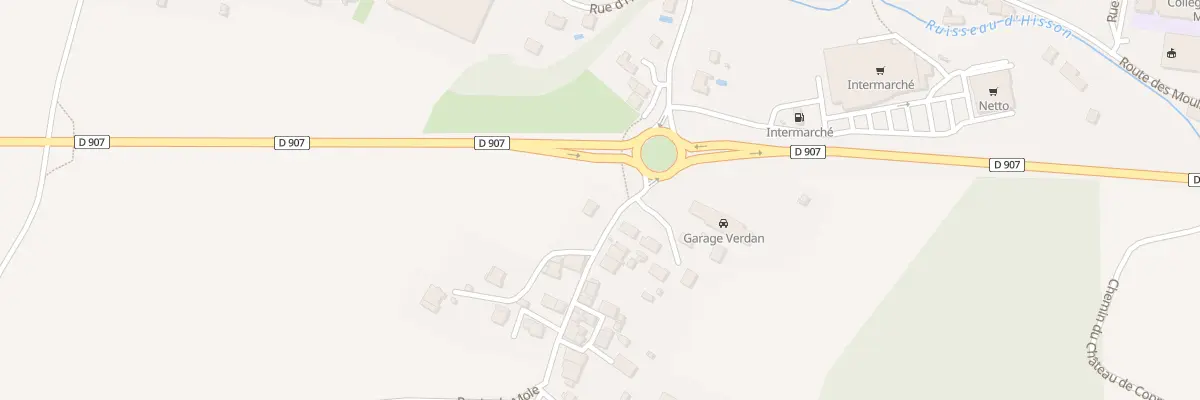 Plan du 50 Rte du Mole à Saint-Jeoire