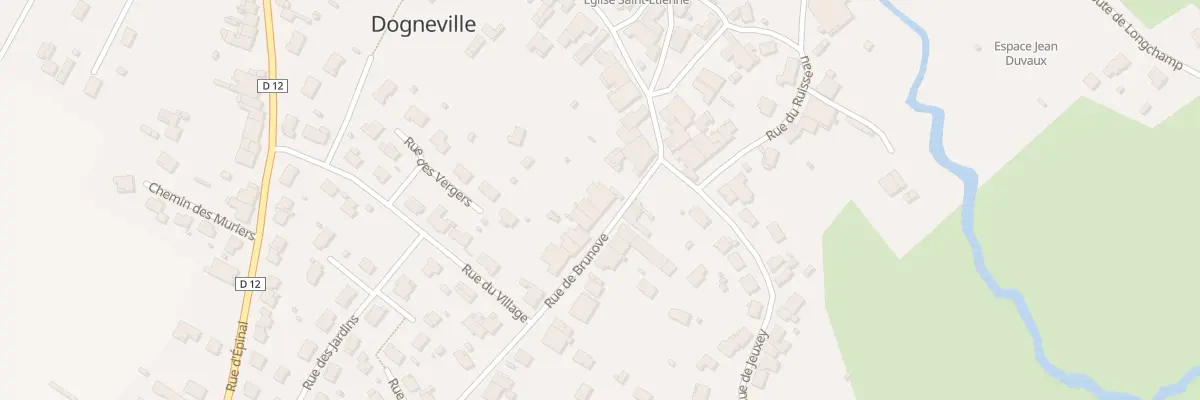 Plan du 58 Rue de Brunove à Dogneville