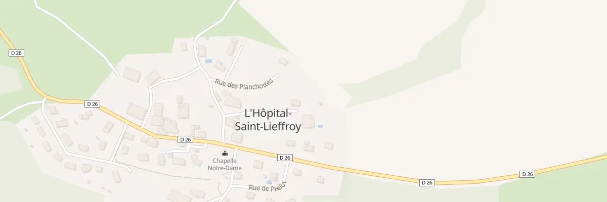 Plan du 1 Rue des Vignes à L’Hôpital-Saint-Lieffroy