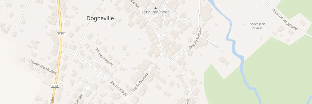 Plan du 12 Rue de Brunove à Dogneville
