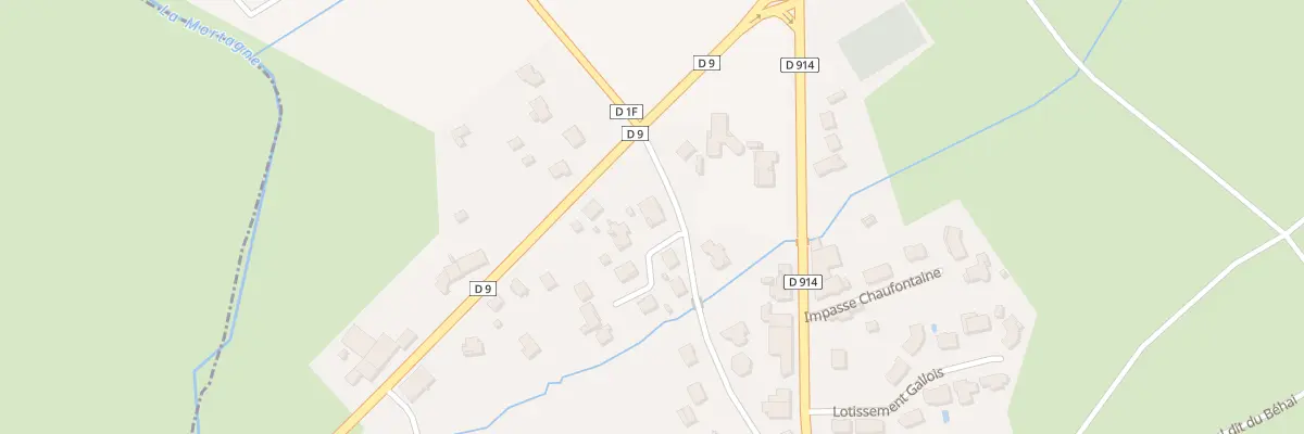 Plan du 7 Che de Thiary à Xermaménil