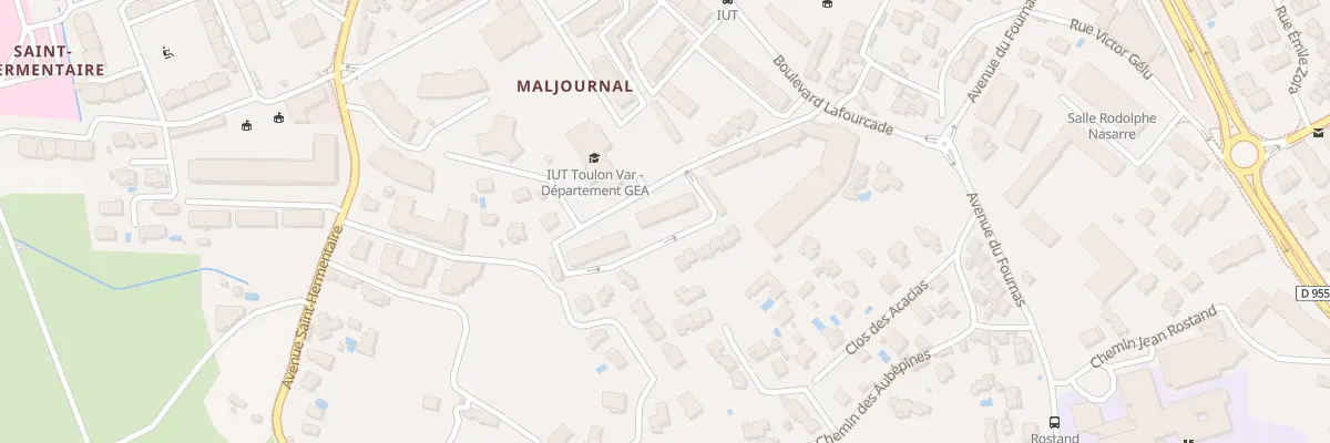 Plan du 97 Bd du Maljournal à Draguignan