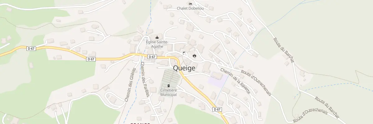 Plan du 21 Che des Échèdes à Queige