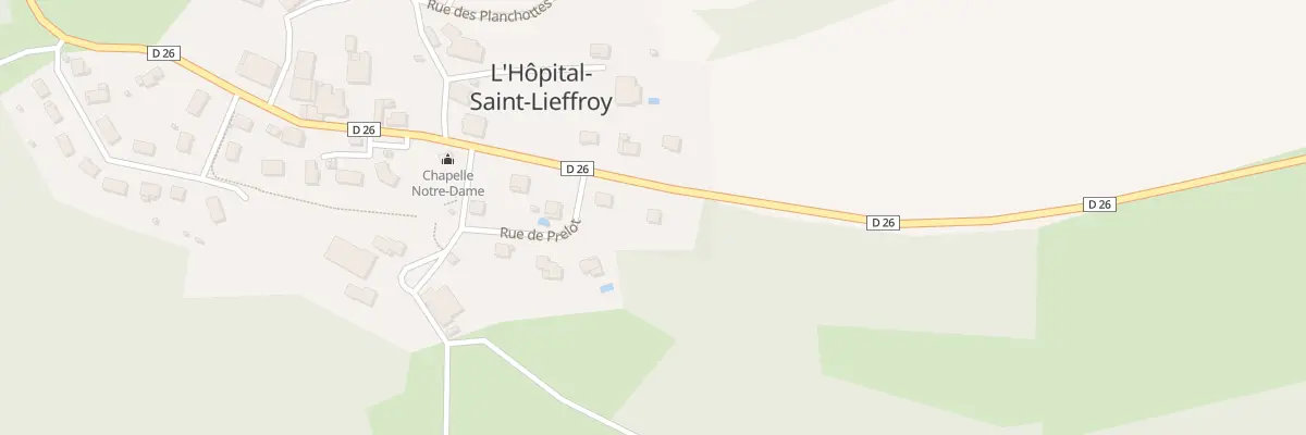 Plan du 1 Rue Principale à L’Hôpital-Saint-Lieffroy