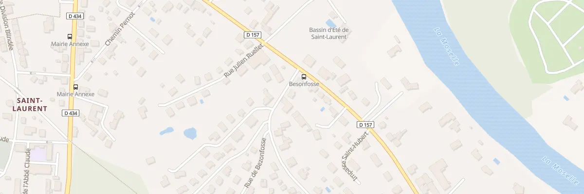 Plan du 5 Rue de Bezonfosse à Épinal