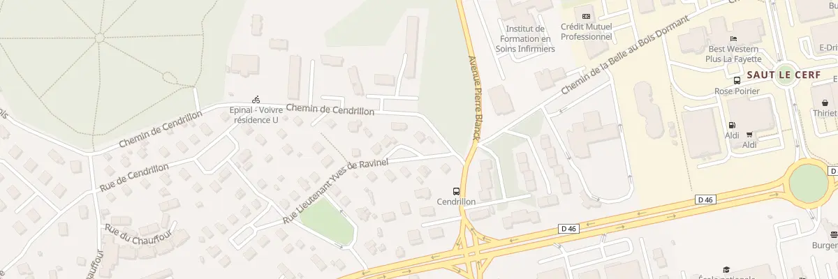 Plan du 40 Rue de Cendrillon à Épinal