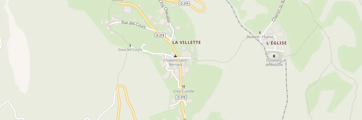 Plan du 1250 Rte des Alpages à Saint-Martin-de-la-Porte