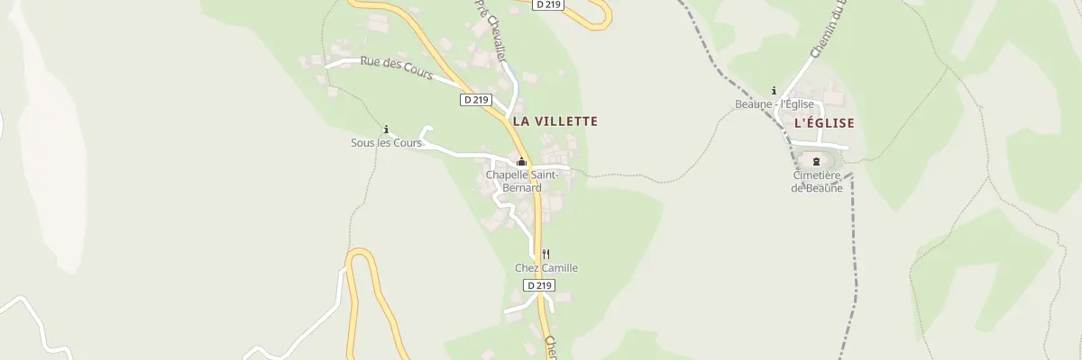 Plan du 1242 Rte des Alpages à Saint-Martin-de-la-Porte