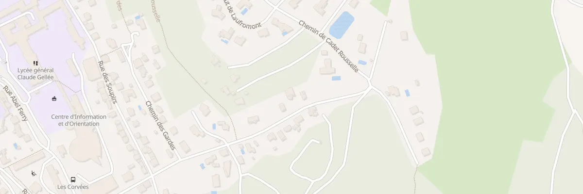 Plan du 19 Rue des Corvées Prolongée à Épinal