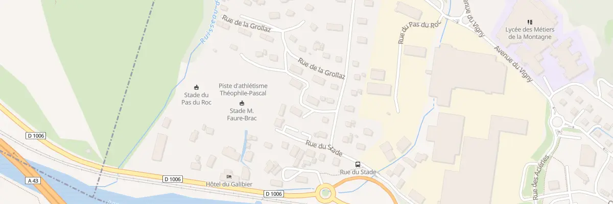 Plan du 7 Rue de la collombette à Saint-Michel-de-Maurienne