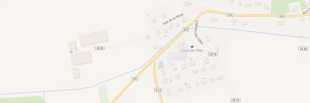 Plan du 190 Rue de la Nove à Rehaincourt