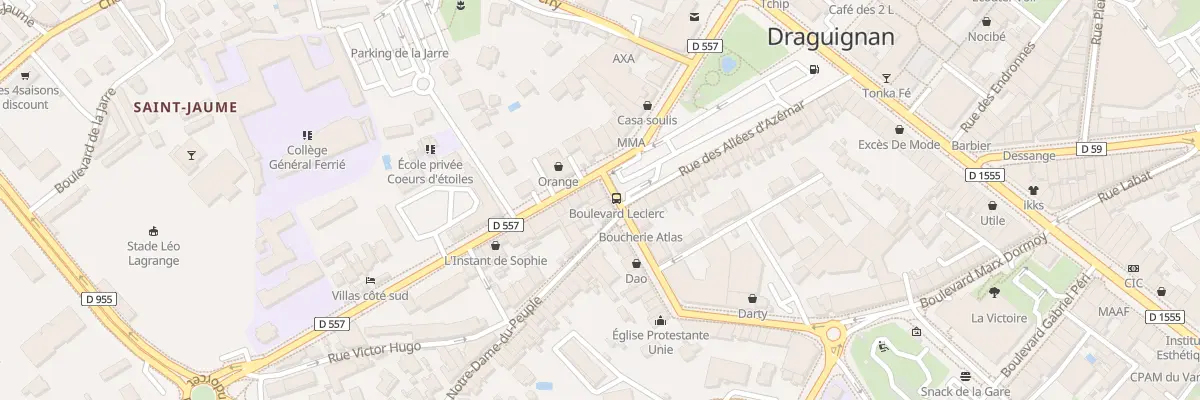 Plan du 49 Rue des Allées d’Azémar à Draguignan