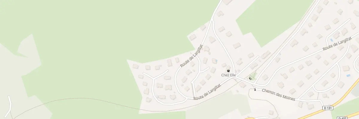 Plan du 1 Rte de Largillat à Pays-de-Montbenoît