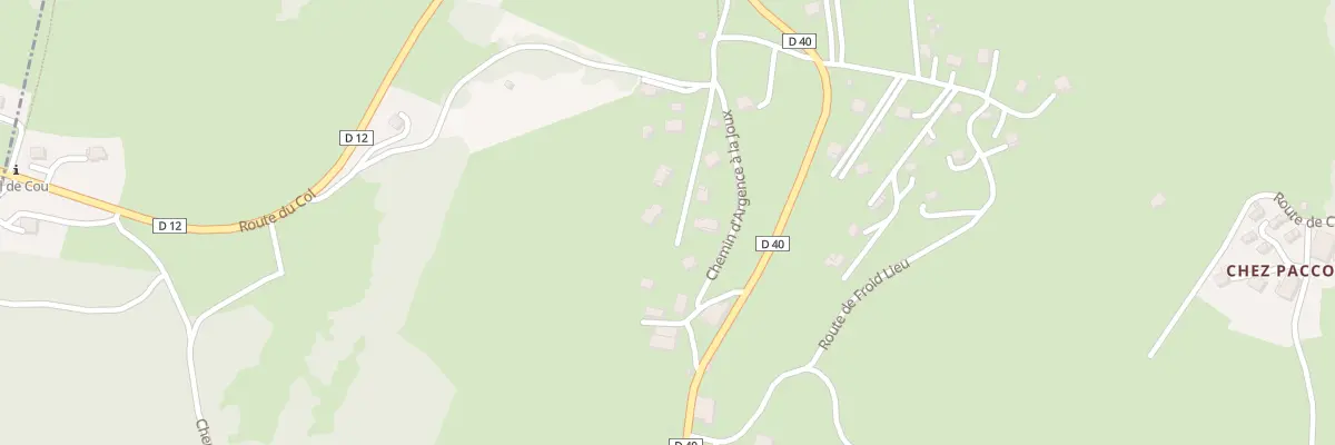 Plan du 200 Che de la Bergère à Habère-Poche