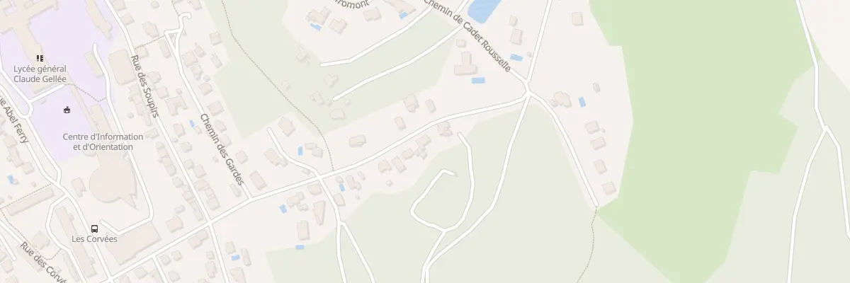 Plan du 12 Rue des Corvées Prolongée à Épinal
