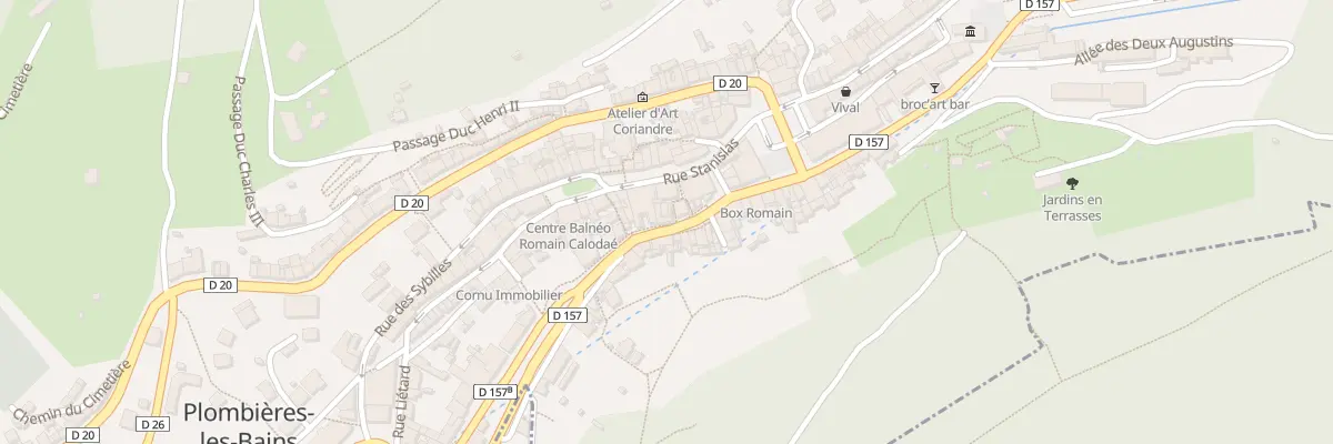 Plan du 6 Av Louis Français à Plombières-les-Bains