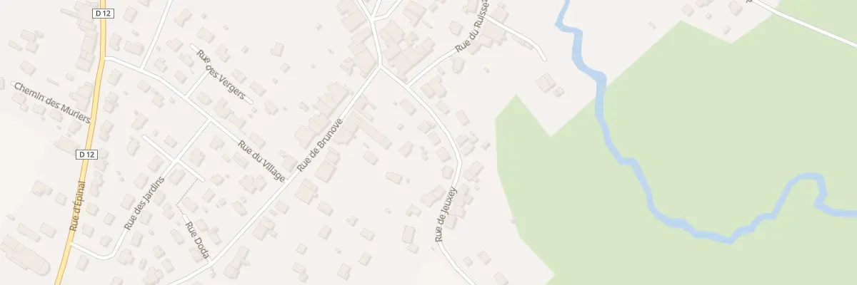 Plan du 92 Rue de Jeuxey à Dogneville