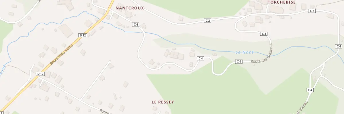 Plan du 287 Rte des Grelieries à Habère-Lullin
