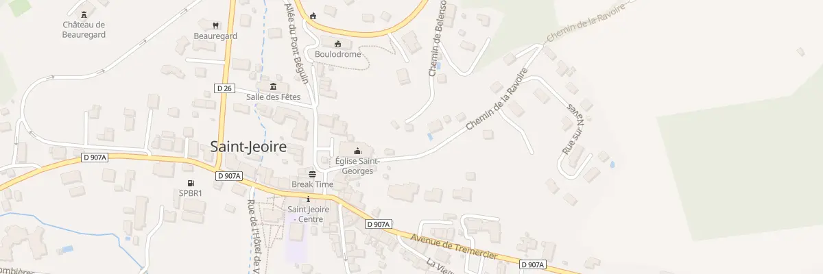 Plan du 179 Che de Belensol à Saint-Jeoire