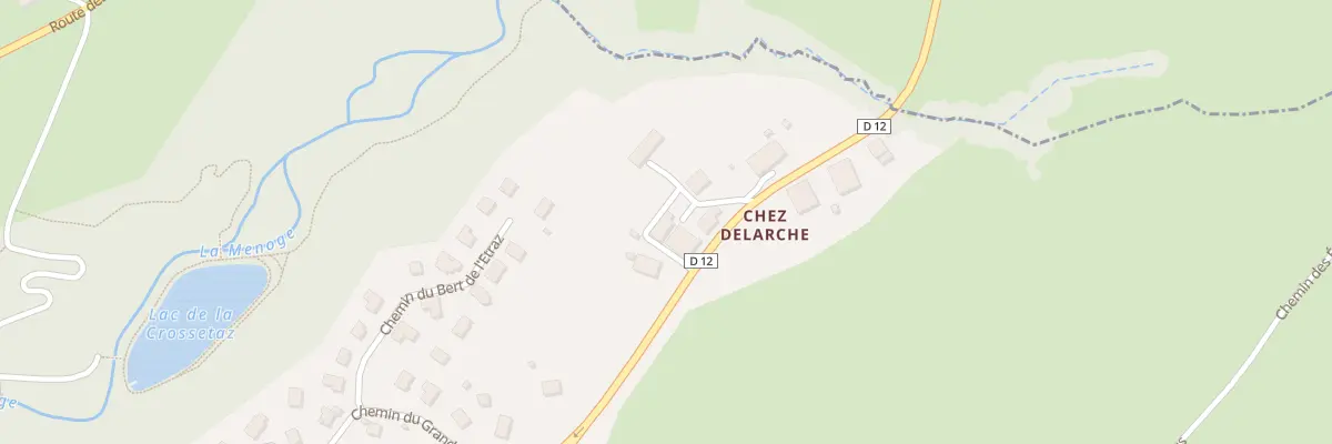 Plan du 71 Che de chez Delarche à Habère-Lullin