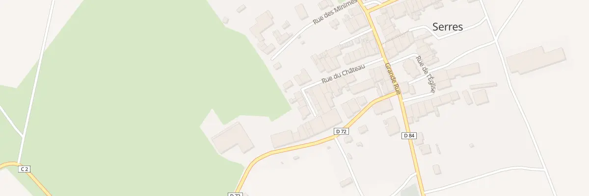 Plan du 2 Rue du Pressoir à Serres