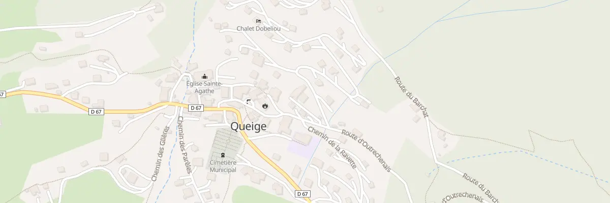 Plan du 47 Rte des Petits Barrioz à Queige