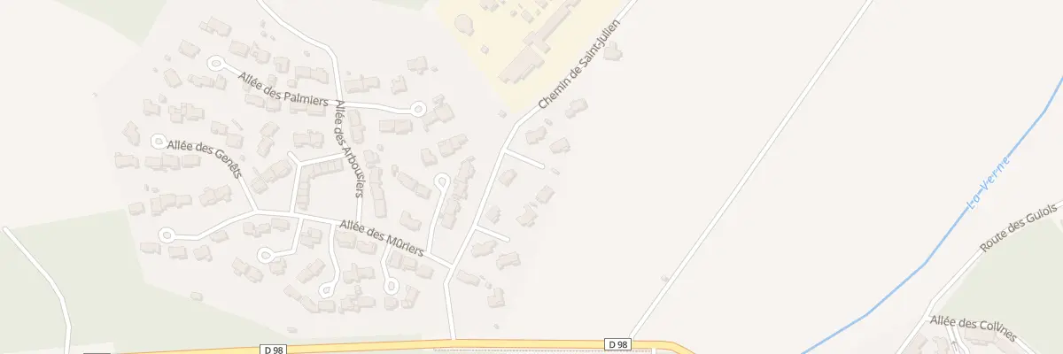 Plan du 7 Lot Saint-Julien à La Môle
