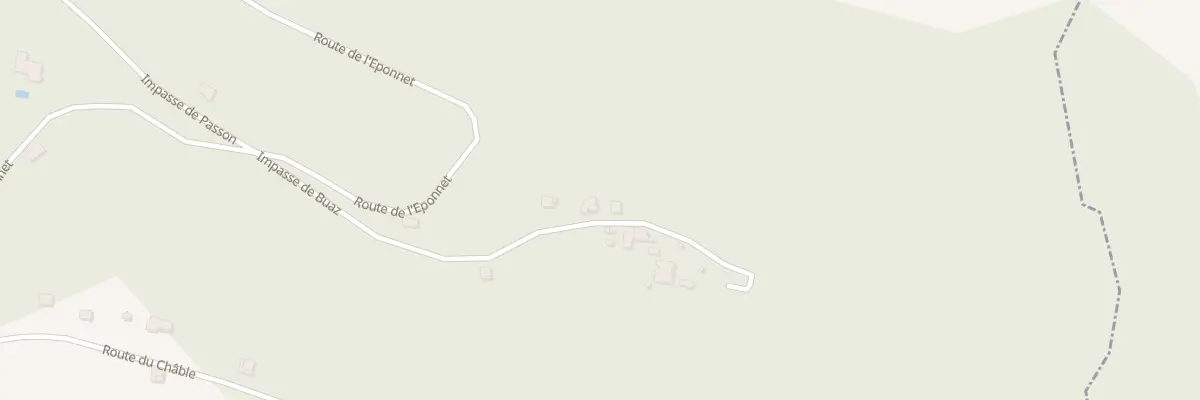 Plan du 309 Imp de Buaz à Ayse