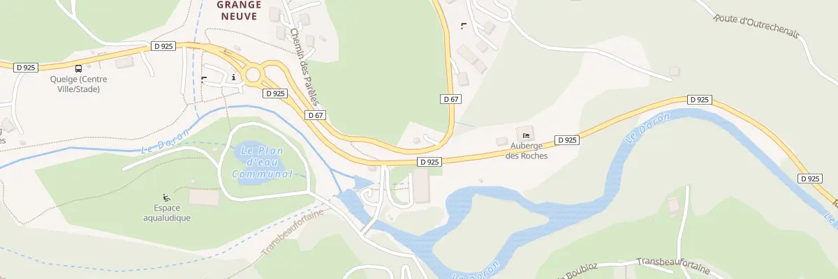 Plan du 249 Rue du Mirantin à Queige
