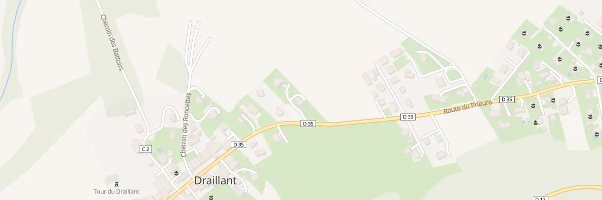 Plan du 900 Rte du Prieuré à Draillant