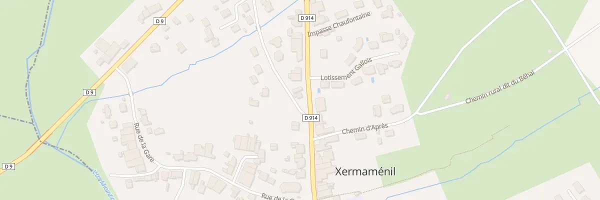 Plan du 24 Rue des Généraux Mangin à Xermaménil