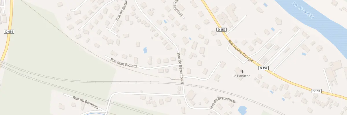 Plan du 62 Rue de Bezonfosse à Épinal