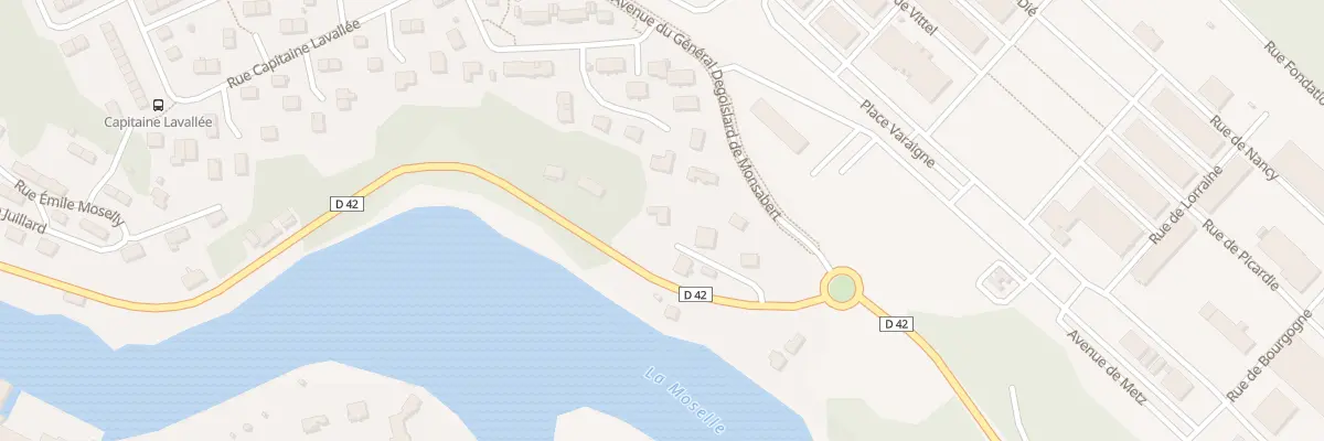 Plan du 61 Rte d’Archettes à Épinal