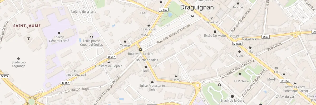 Plan du 35 Rue des Allées d’Azémar à Draguignan