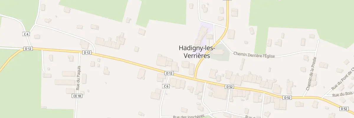 Plan du 20 Rue des Tilleuls à Hadigny-les-Verrières