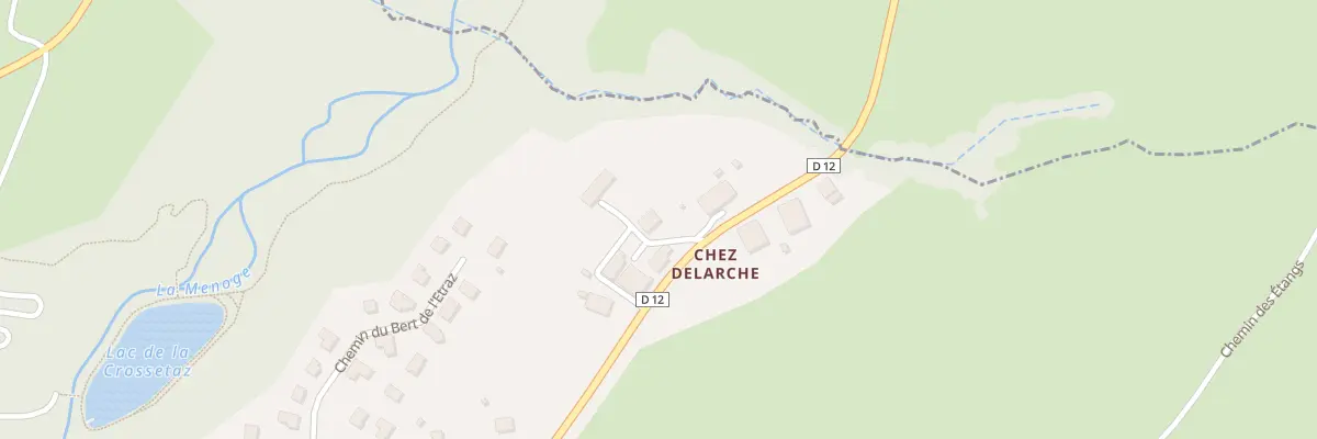 Plan du 34 Che de chez Delarche à Habère-Lullin