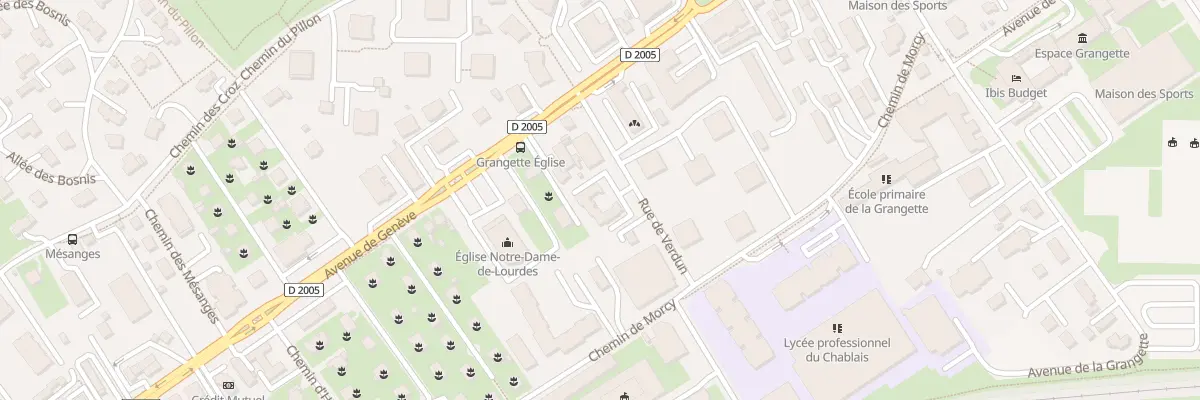 Plan du 5 Rue de Verdun à Thonon-les-Bains
